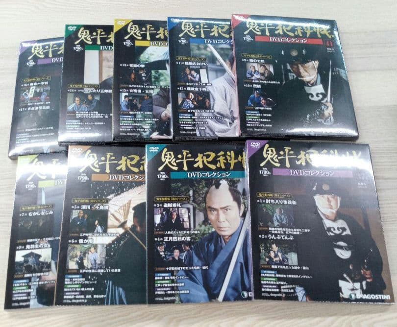 未開封あり　鬼平犯科帳　DVDコレクション　第1〜第7シリーズ　中村吉右衛門