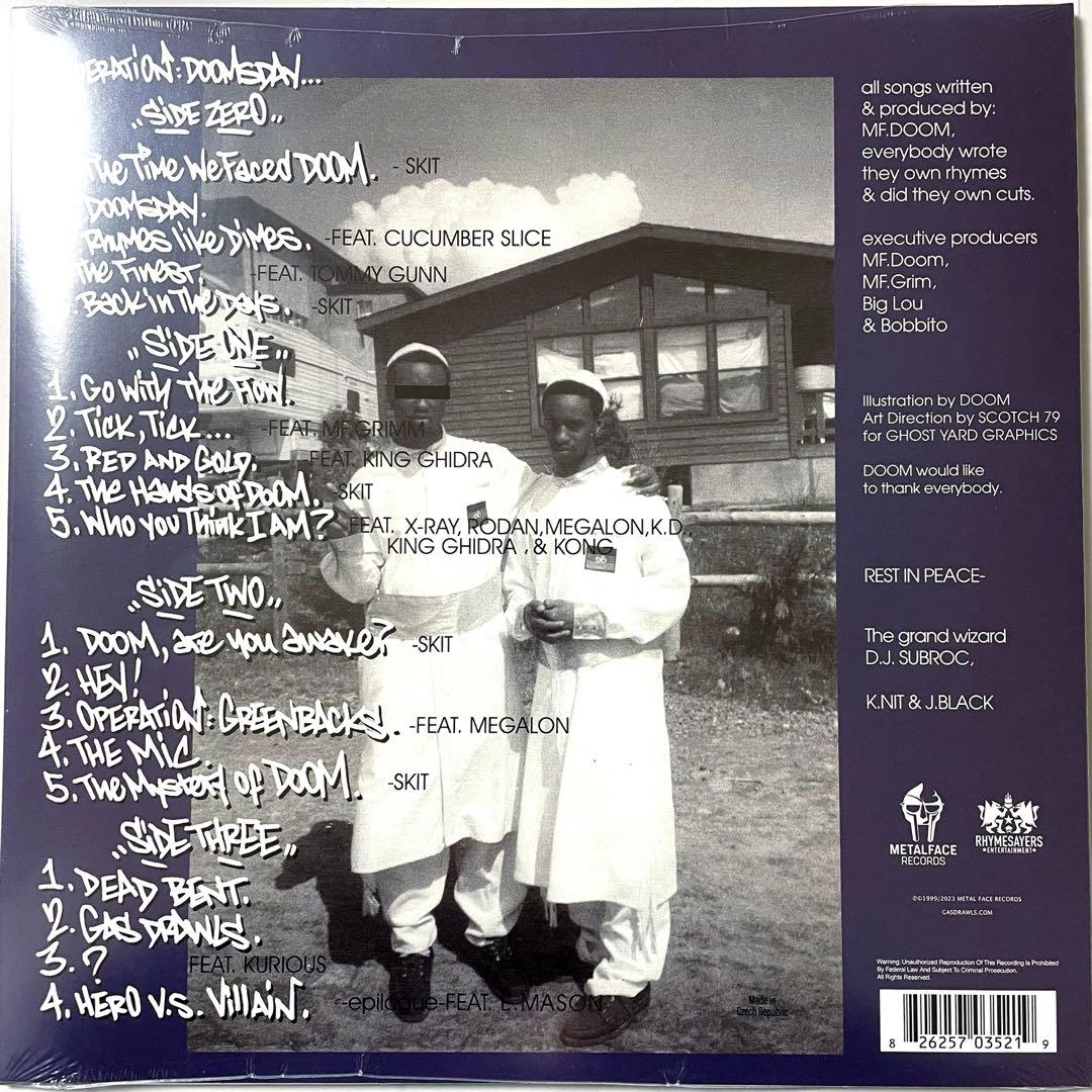 未開封 MF Doom / Operation: Doomsday 2LP