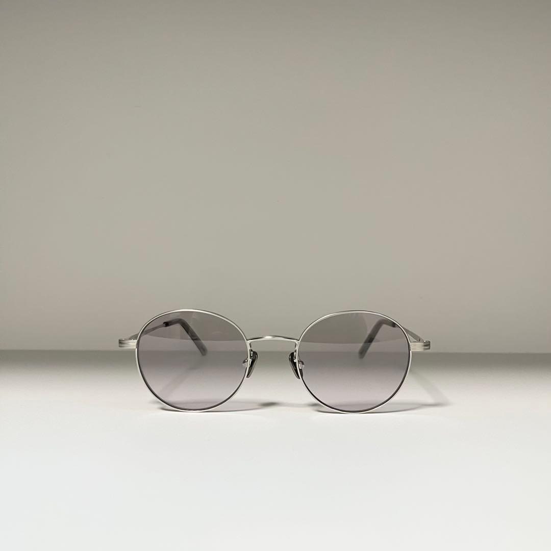 美品 kearny blake サングラス ライトグレーレンズ ラウンド