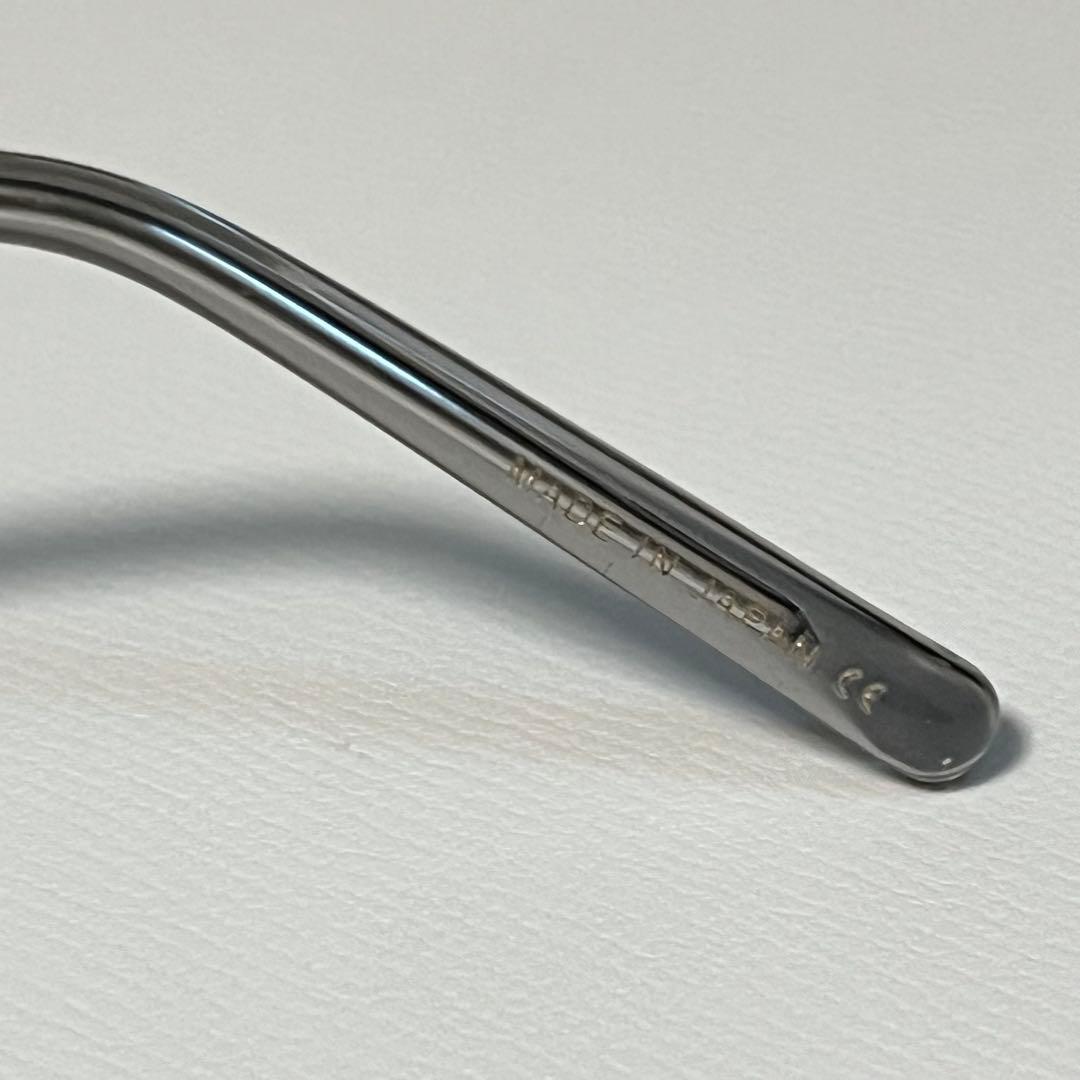 美品 kearny blake サングラス ライトグレーレンズ ラウンド