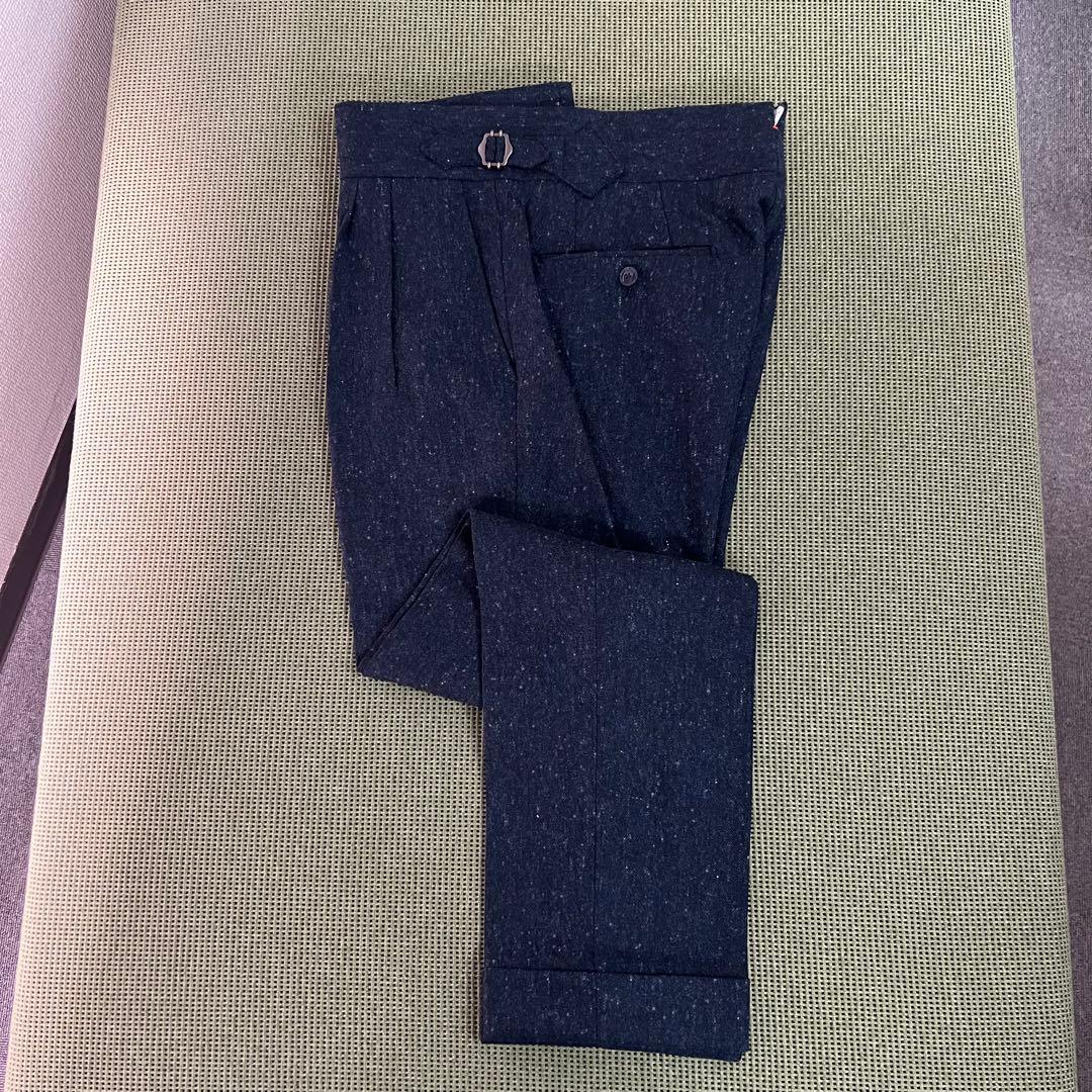 ◉ LATORRE ラトーレ　2アウトプリーツサイドアジャスタースラックス　46