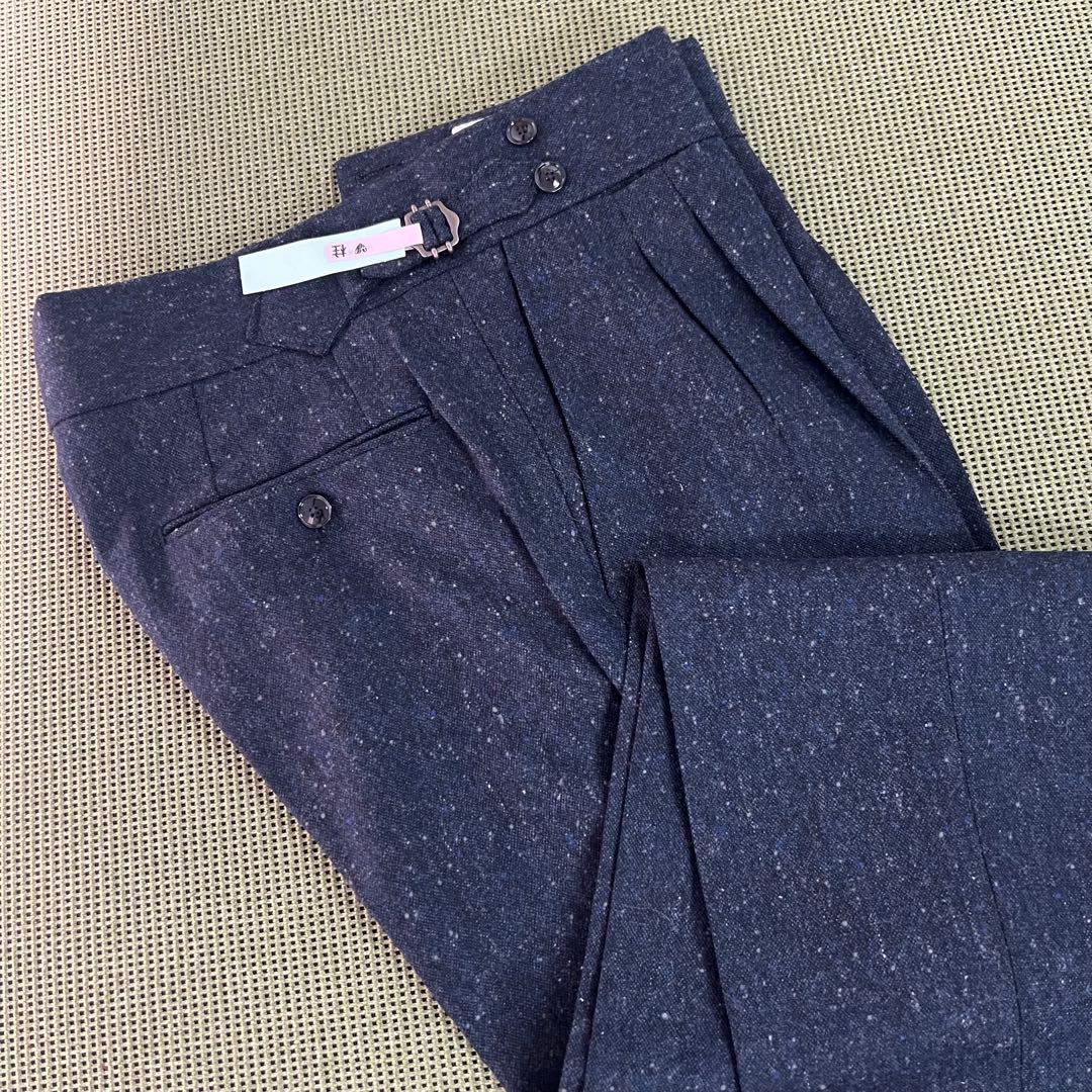 ◉ LATORRE ラトーレ　2アウトプリーツサイドアジャスタースラックス　46