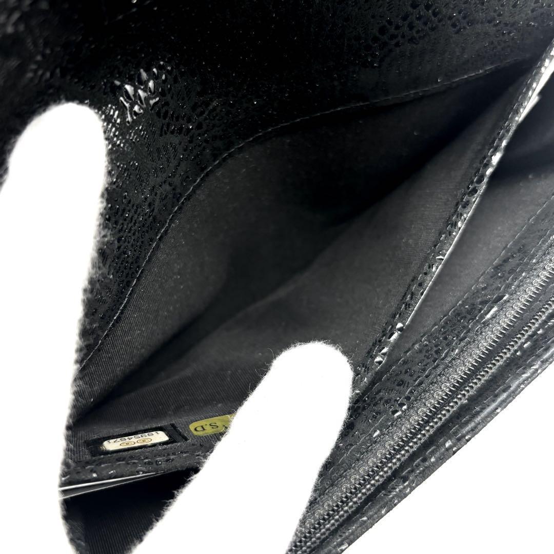 【極美品✨レア】シャネル 長財布 レースイズモア フラップ 長財布 CHANEL