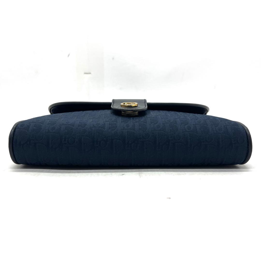 【極美品】Dior ショルダーバッグ トロッター ネイビー