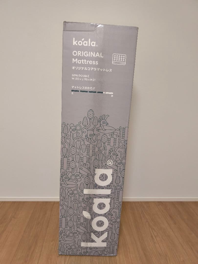送料込/新品未開封品：koala オリジナル コアラマットレス セミダブル