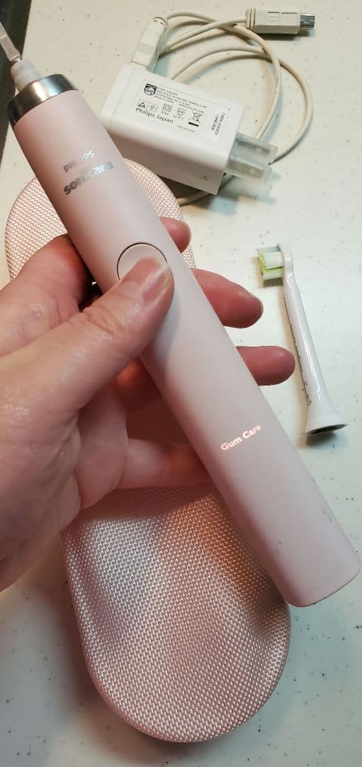▲PHILIPS Sonicare 電動歯ブラシ ピンク 日本国内正規品