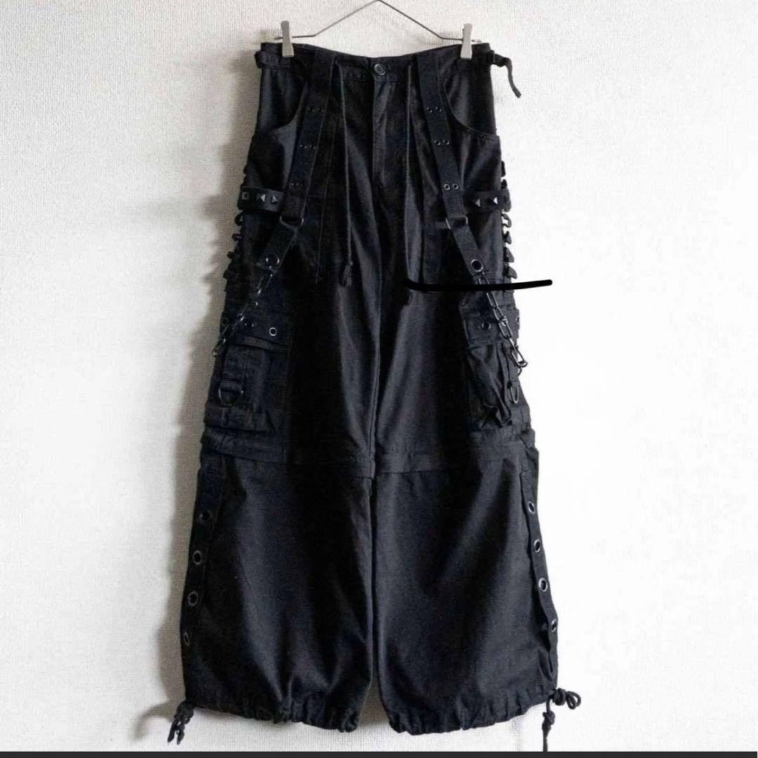 TRIPP nyc ブラックワークパンツ チェーン付き
