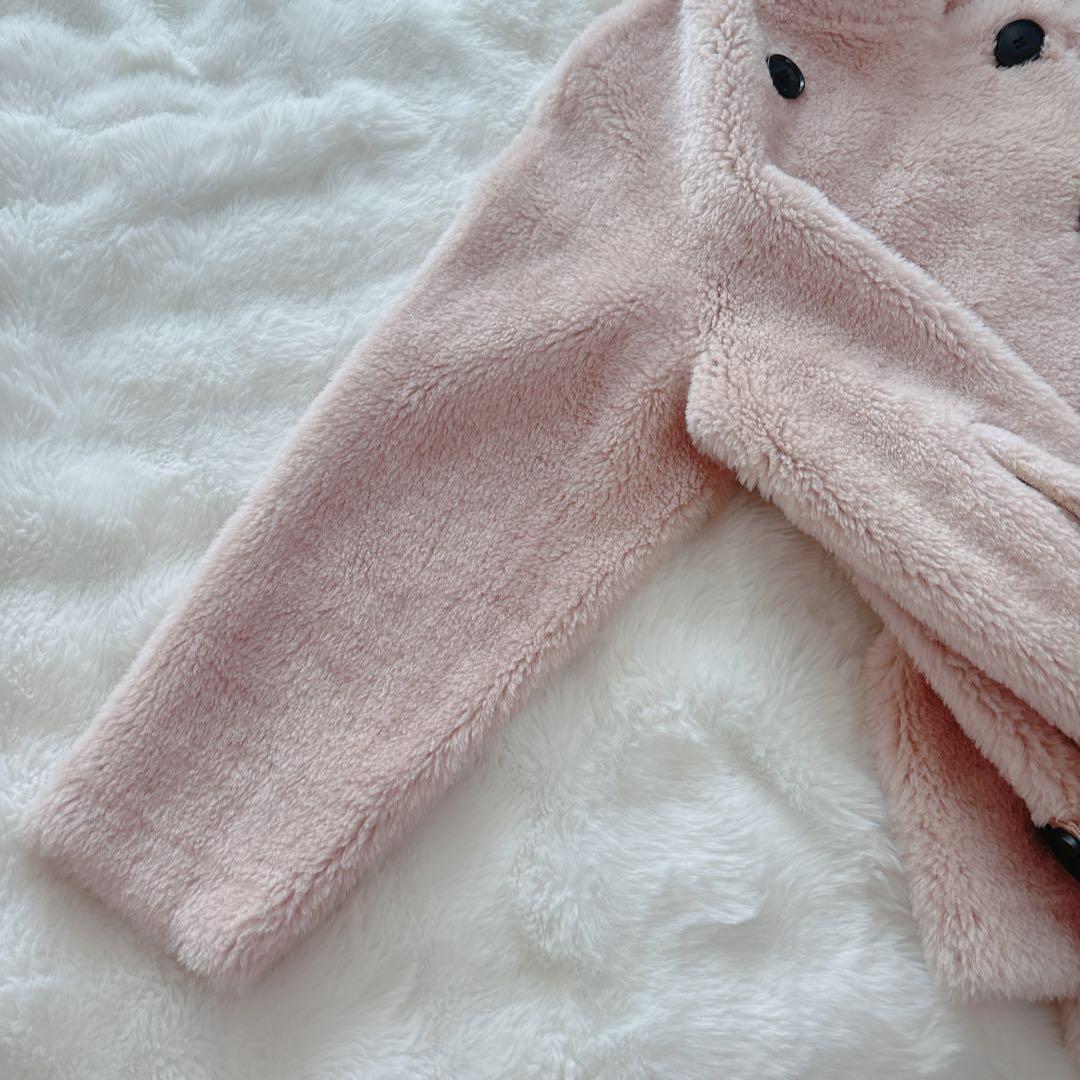 【新品未使用】LAULEN B3 ボアジャケット スタンドカラーファーコート M