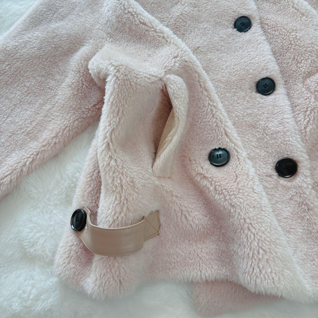 【新品未使用】LAULEN B3 ボアジャケット スタンドカラーファーコート M