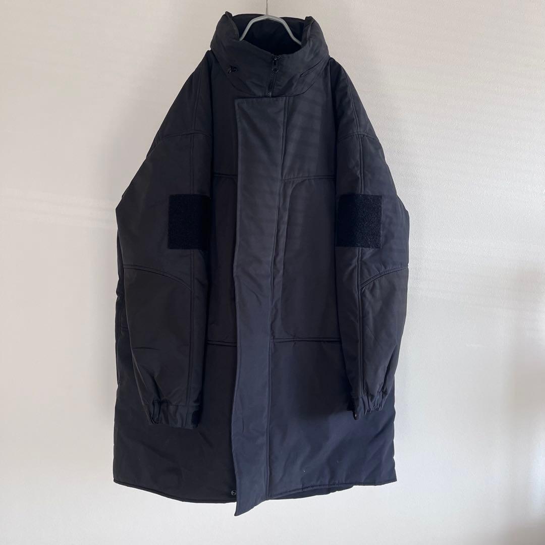 美品　SLICK 2レイヤーモンスターパーカー ブラック L