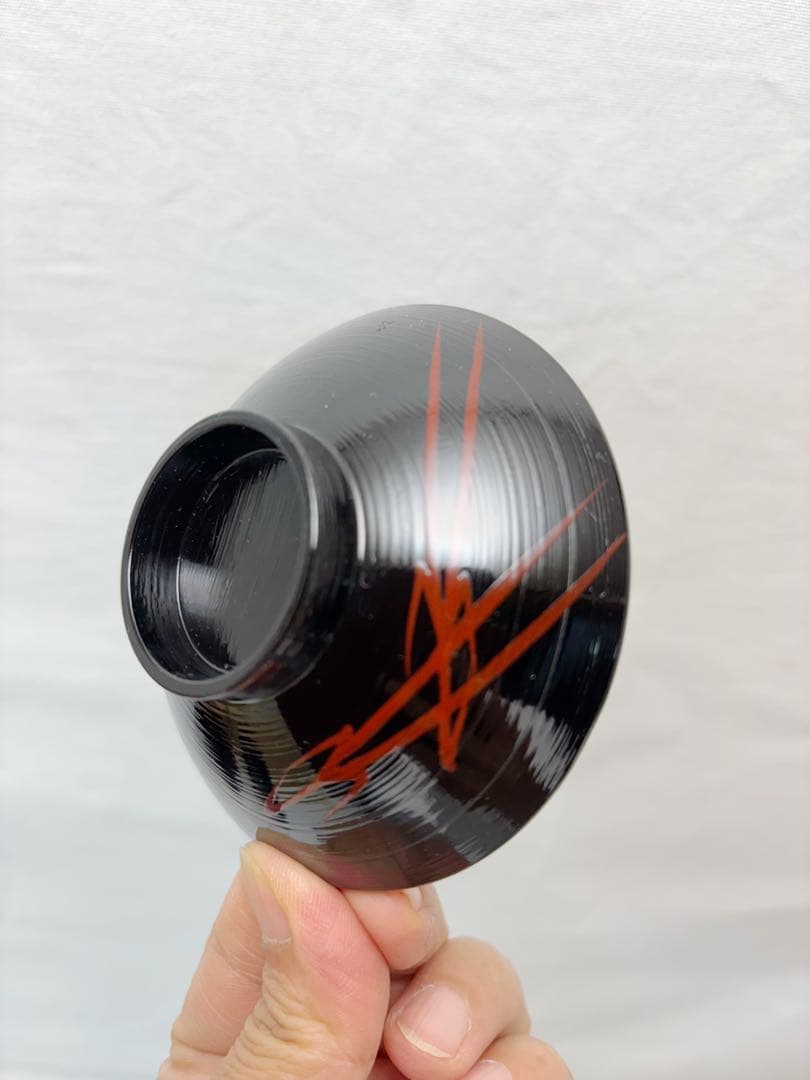 未使用 懐石道具 千筋黒塗 松葉蒔絵 箸洗い 十客揃え 会席料理 小吸物椀 元箱