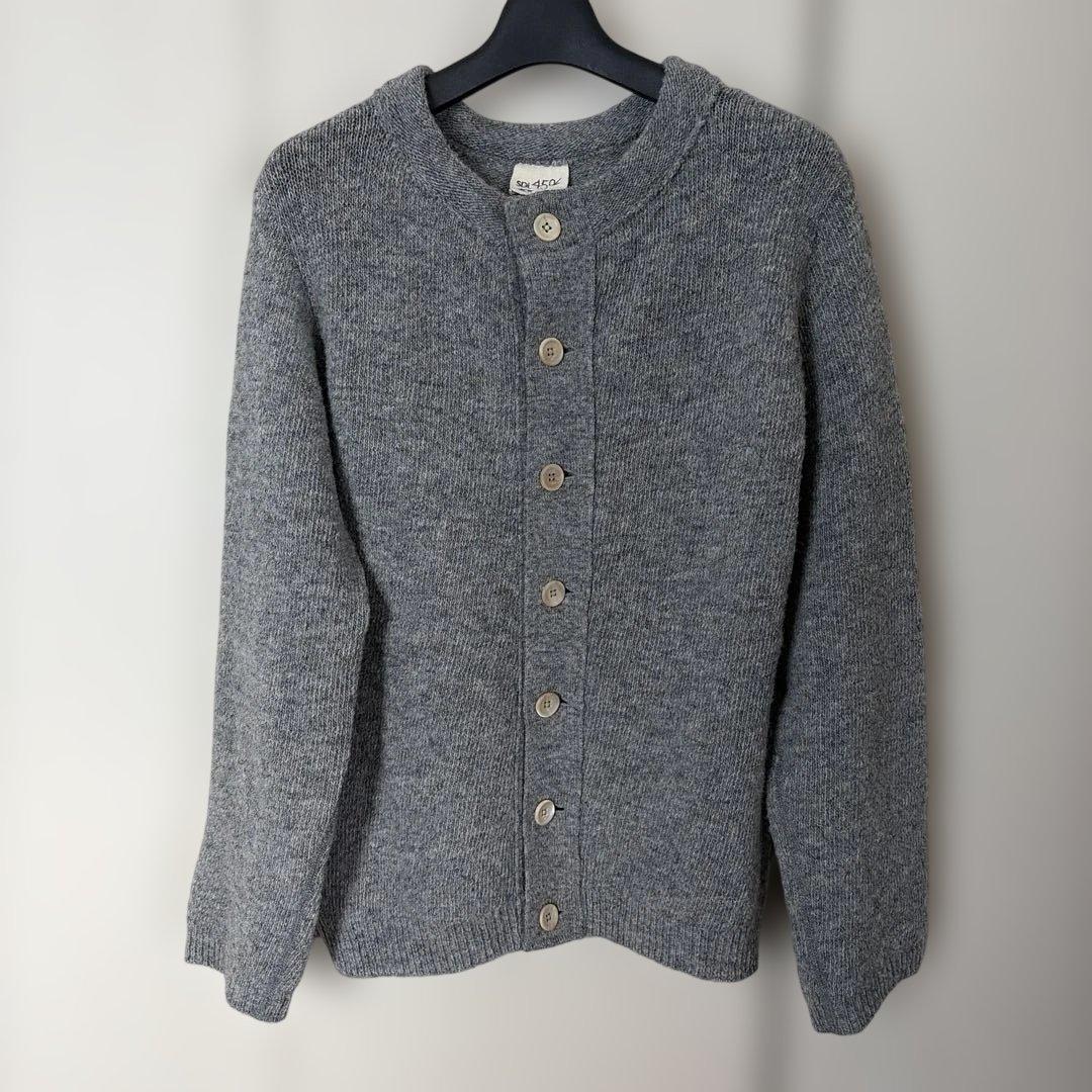 45R☆ シェットランドストレッチニット908カーディガン 2 グレー