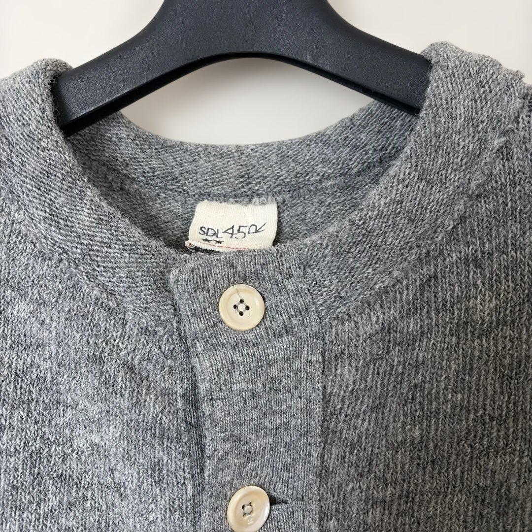 45R☆ シェットランドストレッチニット908カーディガン 2 グレー