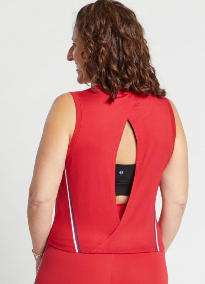 JAZZERCISE レッド タンクトップ