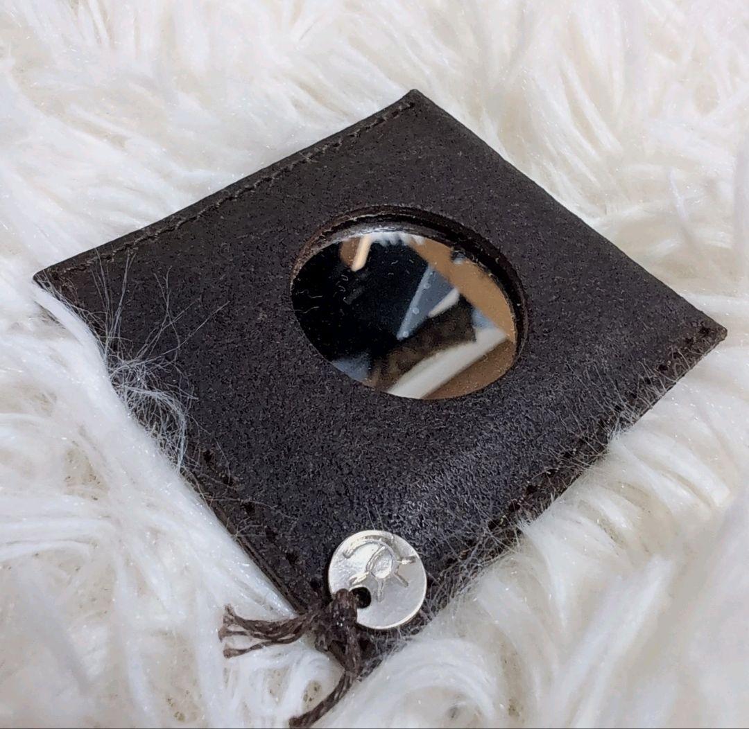 エバゴス ミニどんぐり オイルショルダー カゴ レザー ブラウン