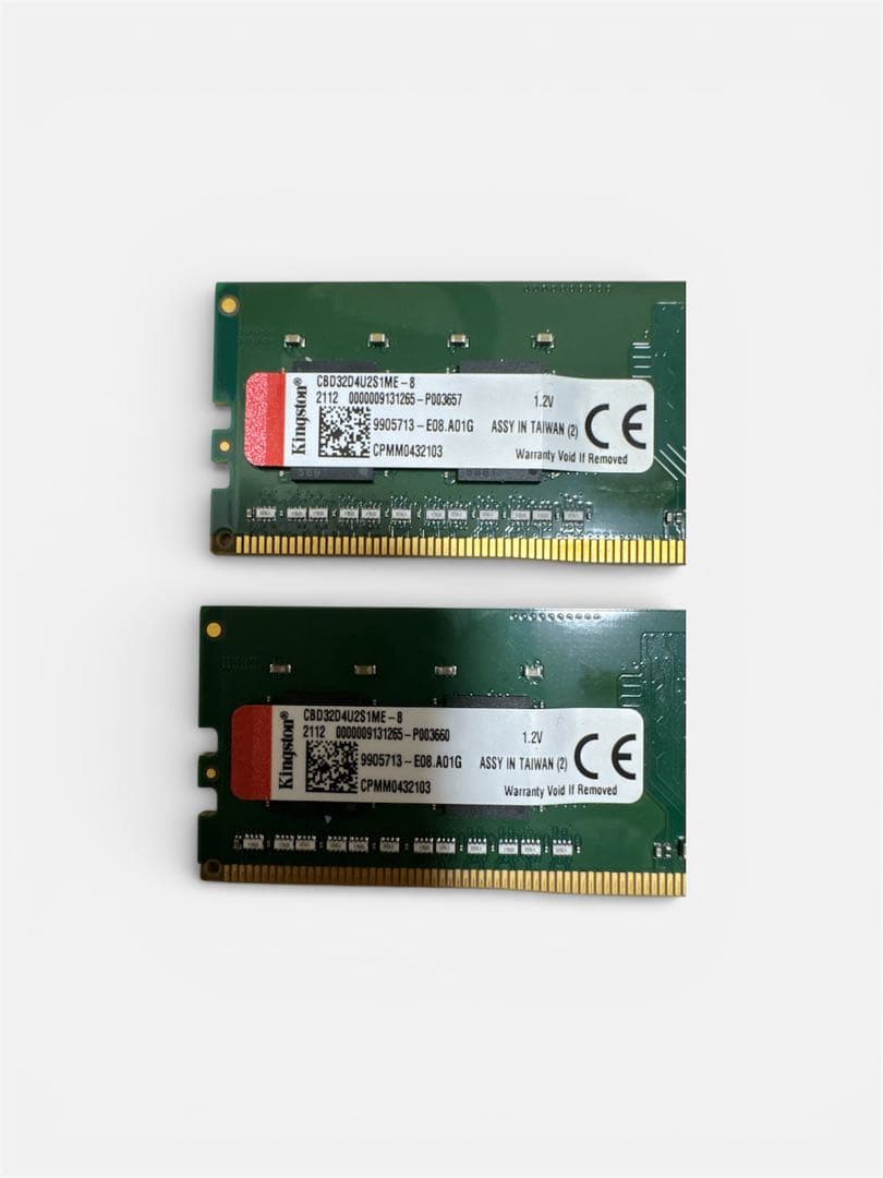 シ*須様 Kingston DDR4-3200 8GB デスクトップ用メモリ 動