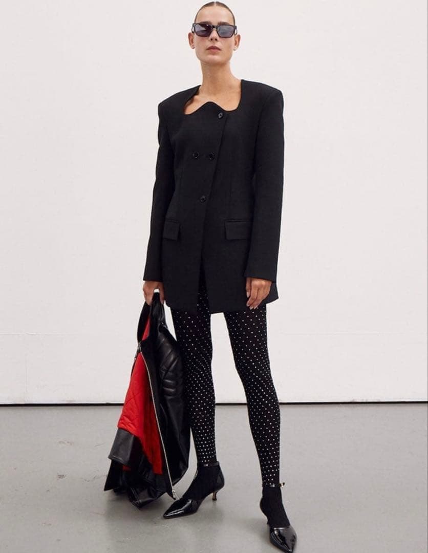 神崎恵さん私物♡Recto レクト　カーブネックジャケット　韓国　パクミニョン