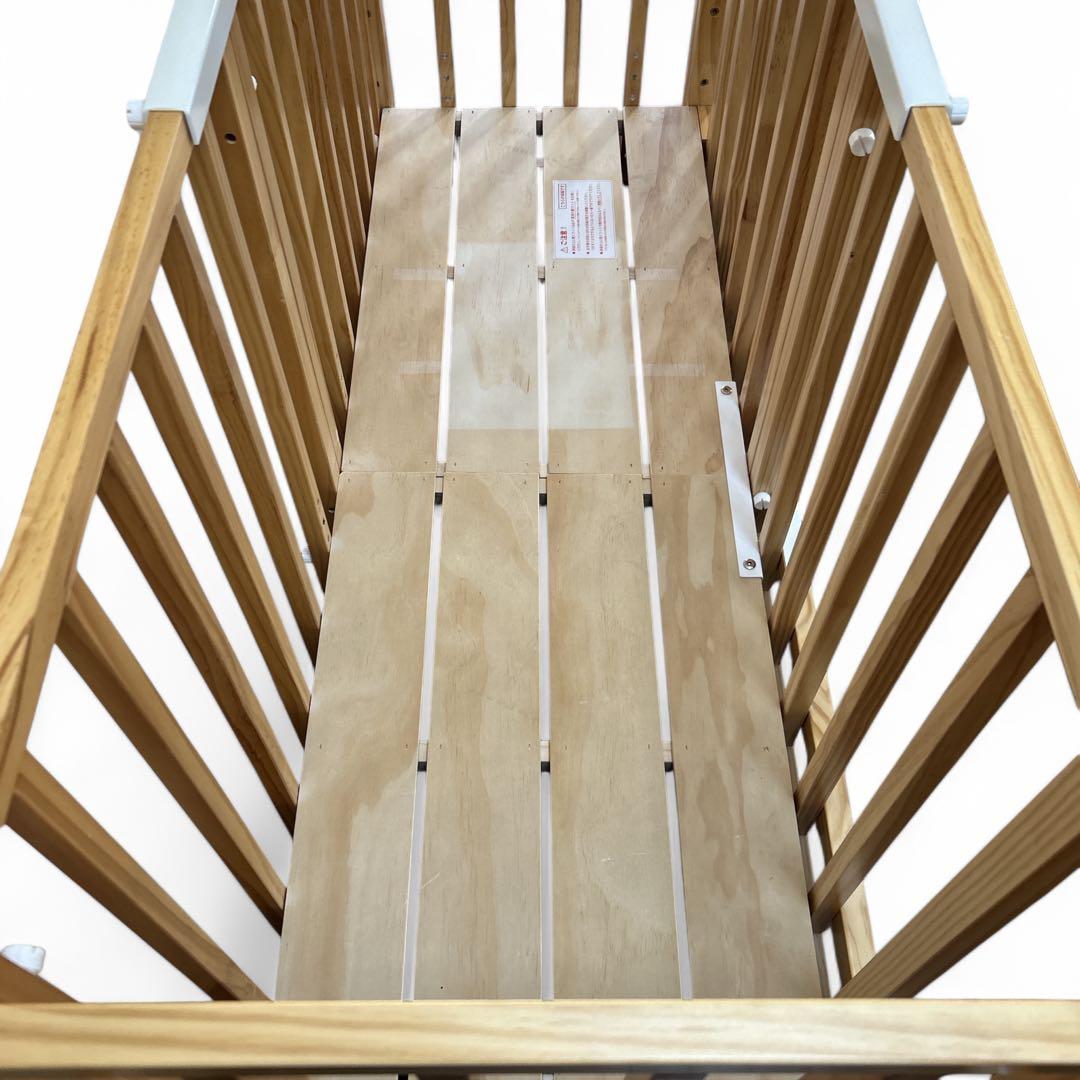 ✨良品✨大和屋 ベビーベッド そいねーるⅢ ナチュラル