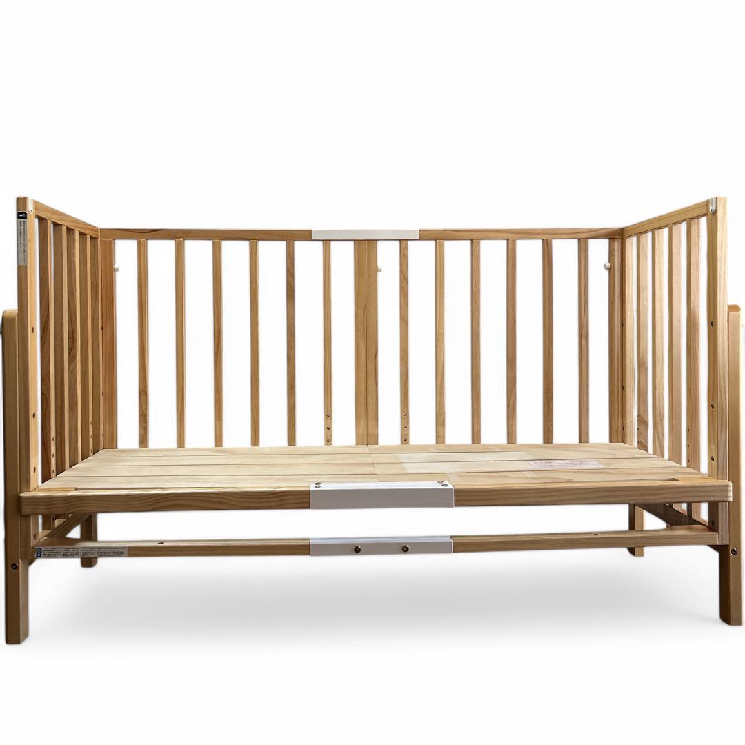 ✨良品✨大和屋 ベビーベッド そいねーるⅢ ナチュラル