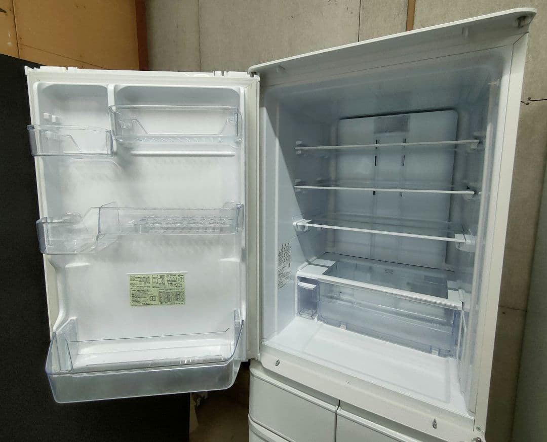ダバオ 美品2022年製シャープ両側冷蔵庫412L SJ-X417J-W