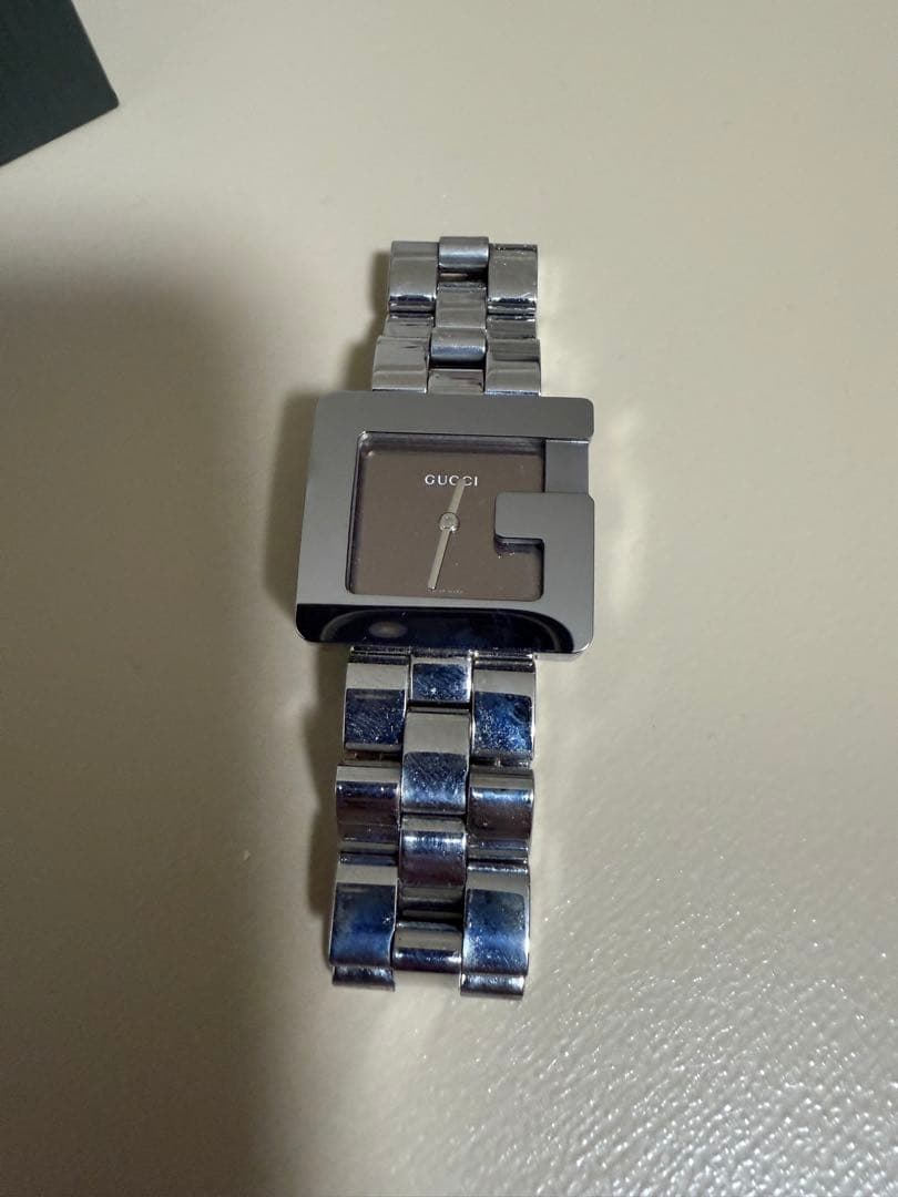 GUCCI 時計　Bezel Watch ブラウン/シルバー