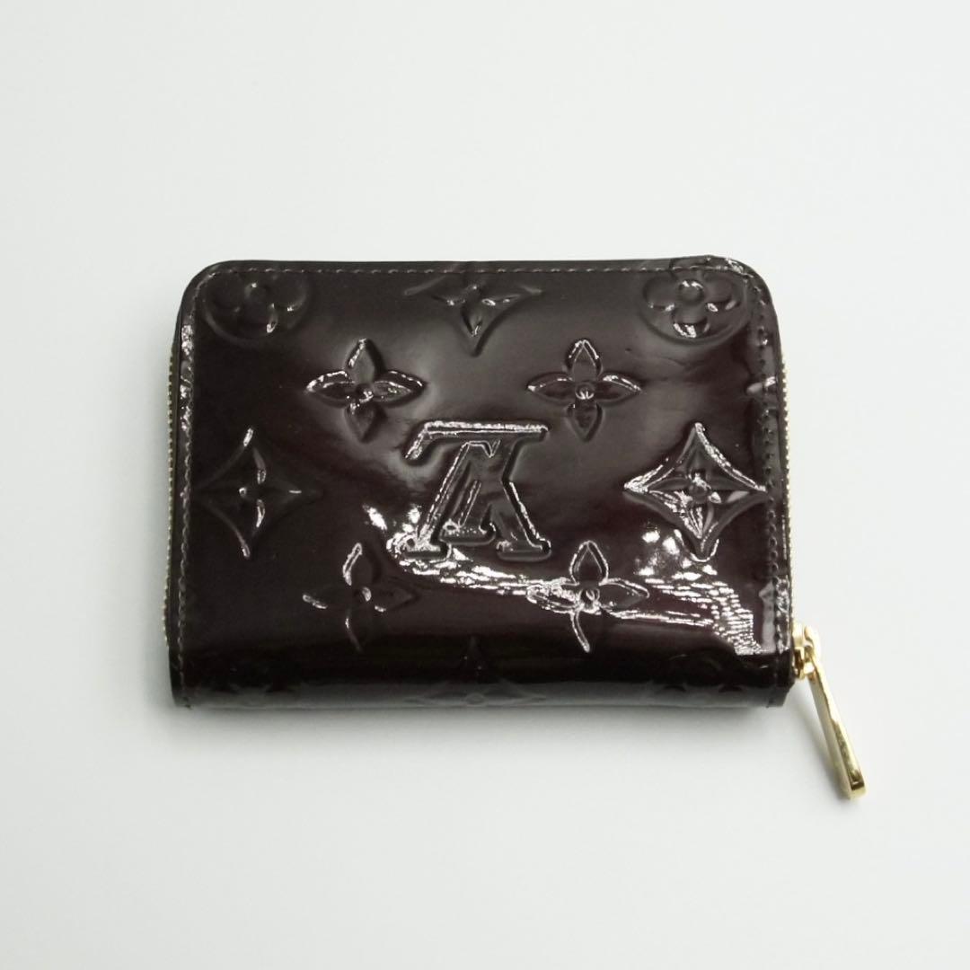 LOUIS VUITTON ジッピーパース ヴェルニ ブラウン