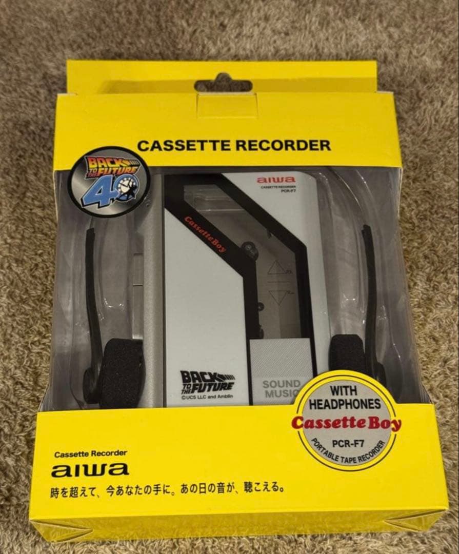 aiwa カセットボーイ PCR-F7 ドンキ 限定品 バックトゥザフューチャー