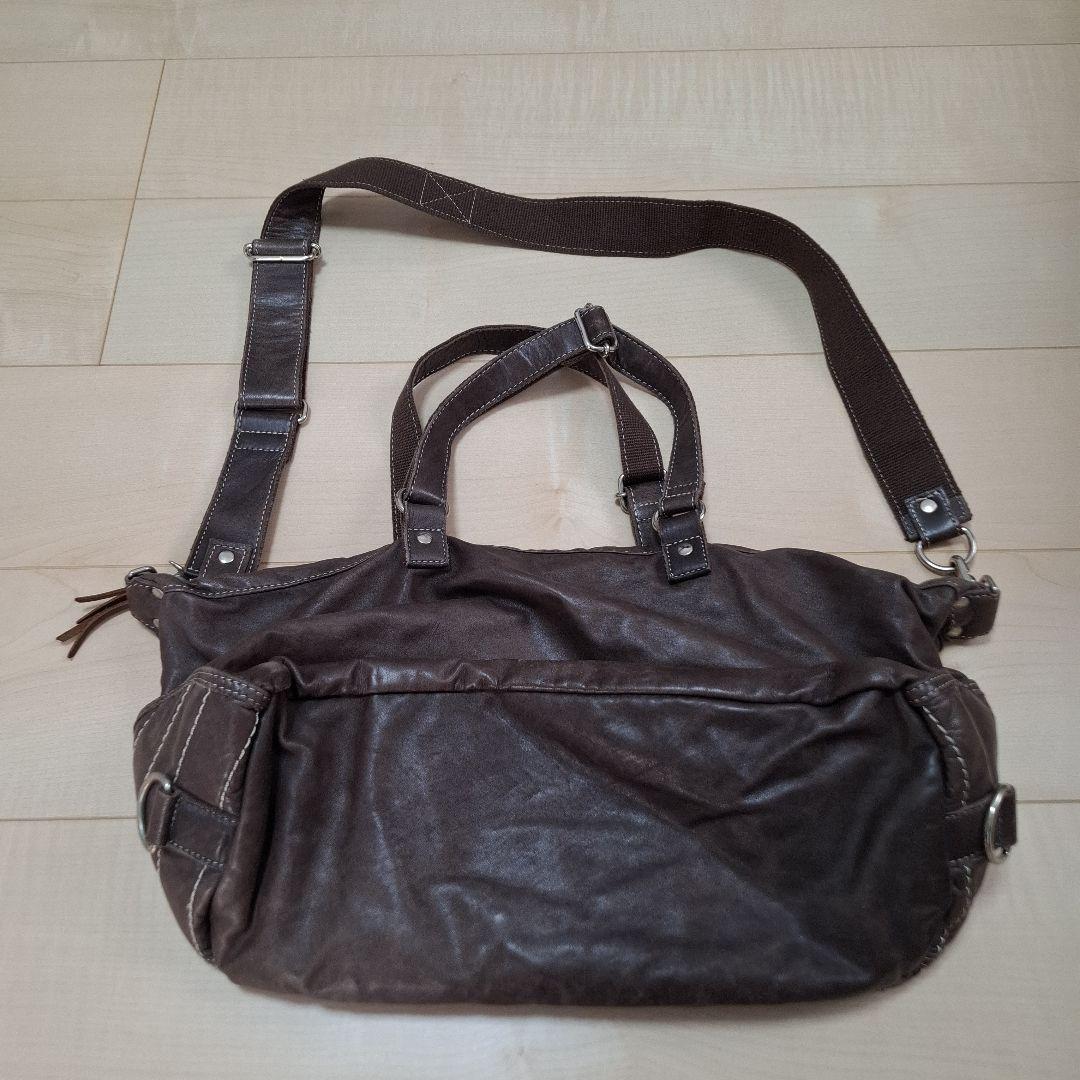 「激レア」「希少」「馬革」　TORNADO MART　ブラウン ショルダーバッグ