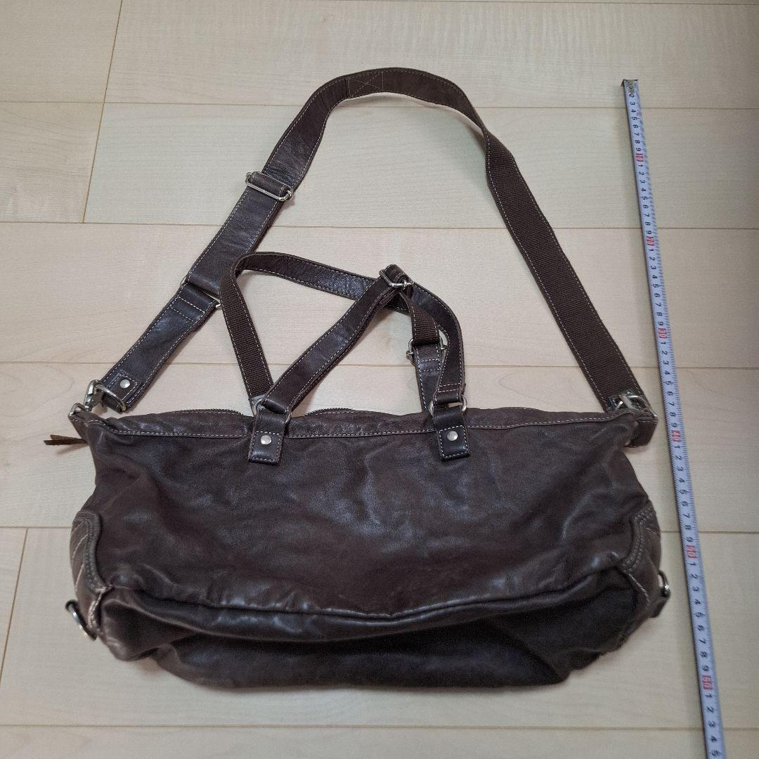 「激レア」「希少」「馬革」　TORNADO MART　ブラウン ショルダーバッグ