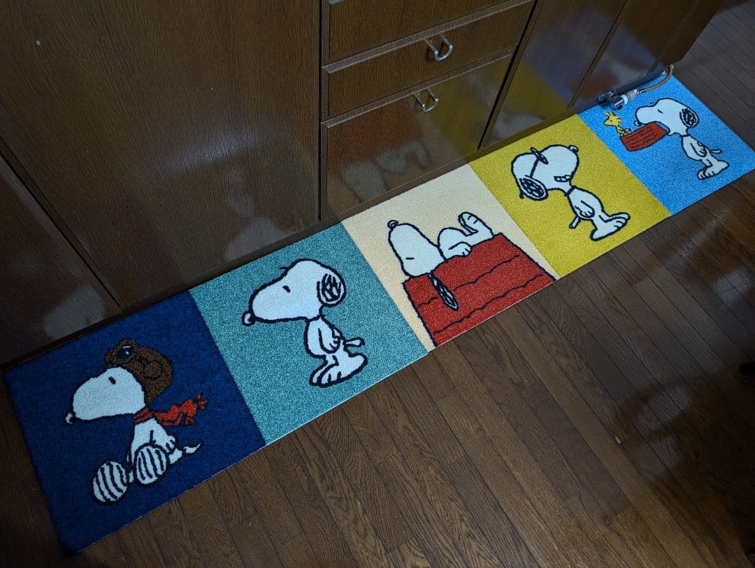 【希少　5枚セット】スヌーピーSNOOPY★パネルカーペット★ラグ★マット