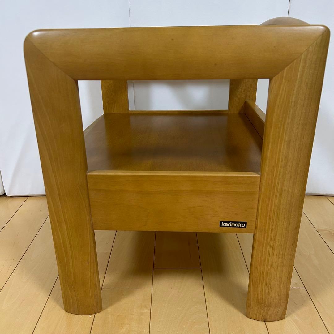 希少　カリモク　ナイトテーブル　サイドテーブル　karimokuオールドカリモク