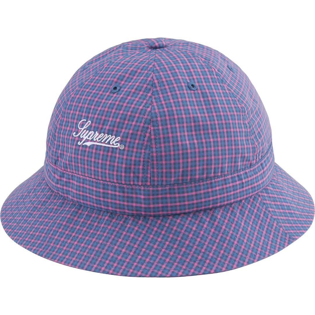 帽子 t.  Supreme Cordura Plaid Bell Hat