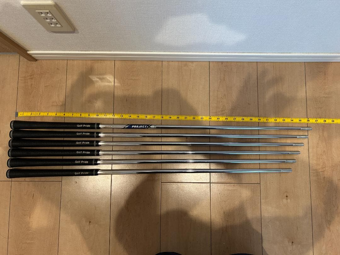 r*r様 PROJECT X 5.5/Sシャフト5I～PW用 6本セット