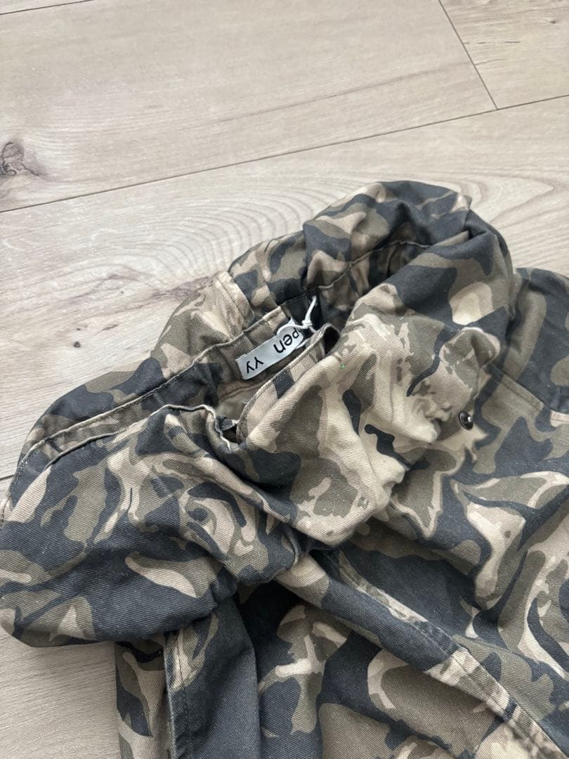 open yy カモフラージュカーゴパンツ