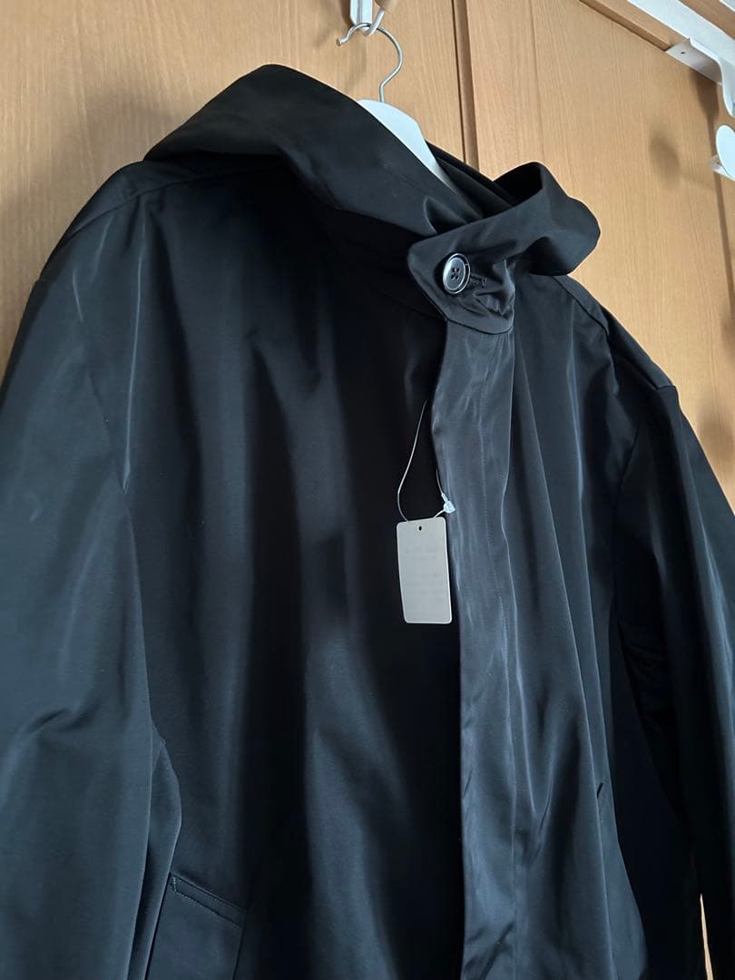 未使用品 MBハイエンドレインコートwithバッグ ブラック ソロテックス