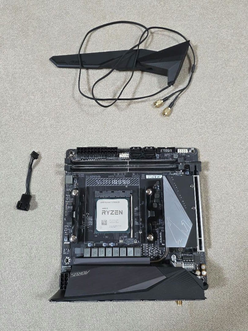 Ryzen 7 5700X3D + B550I AORUS PRO AX セット