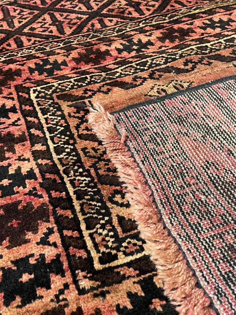 ⚪︎Vintage Rug⚪︎233cm×74cm　バルーチ族　ペルシャ　80s
