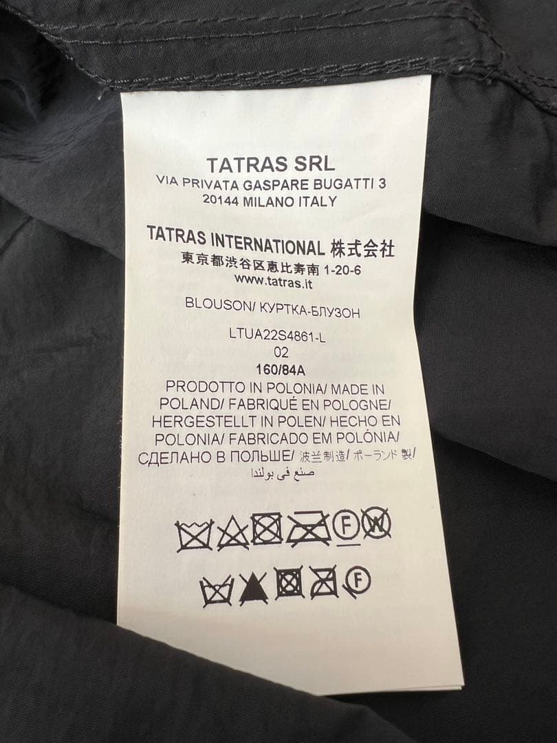 美品　TATRAS タトラス　artemisia ブルゾン　黒