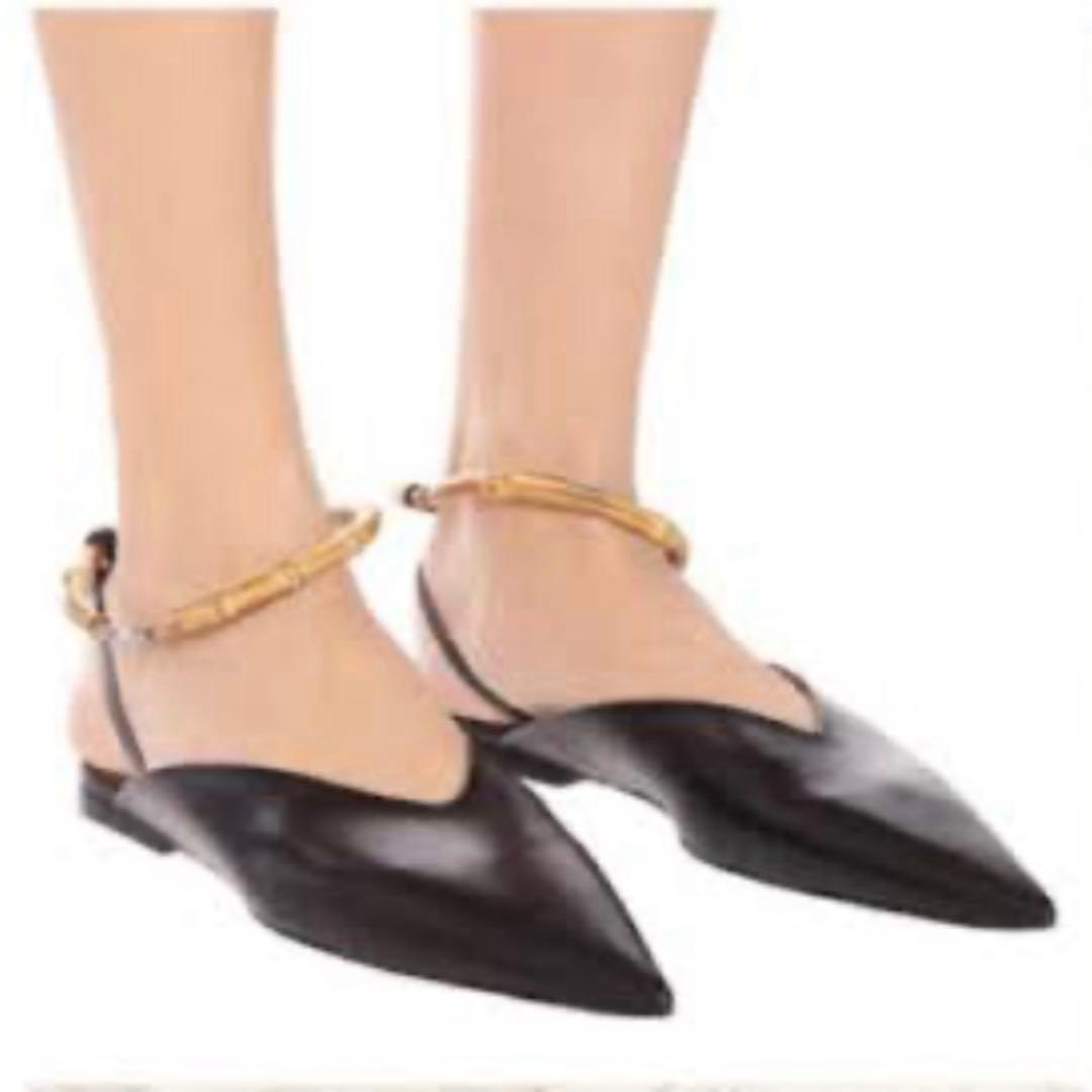 新品未使用　JIL SANDER バンブーフラットミュール　37