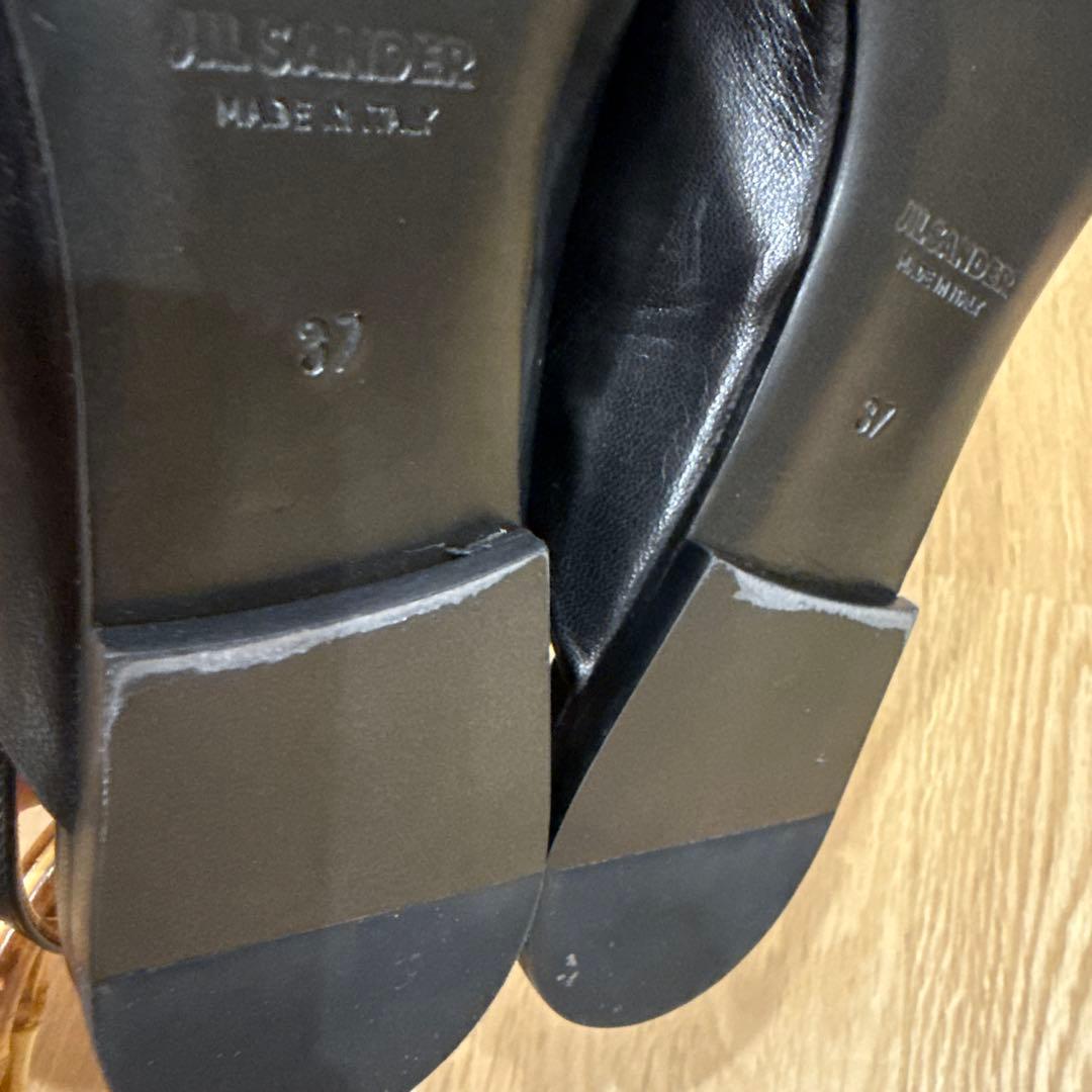 新品未使用　JIL SANDER バンブーフラットミュール　37