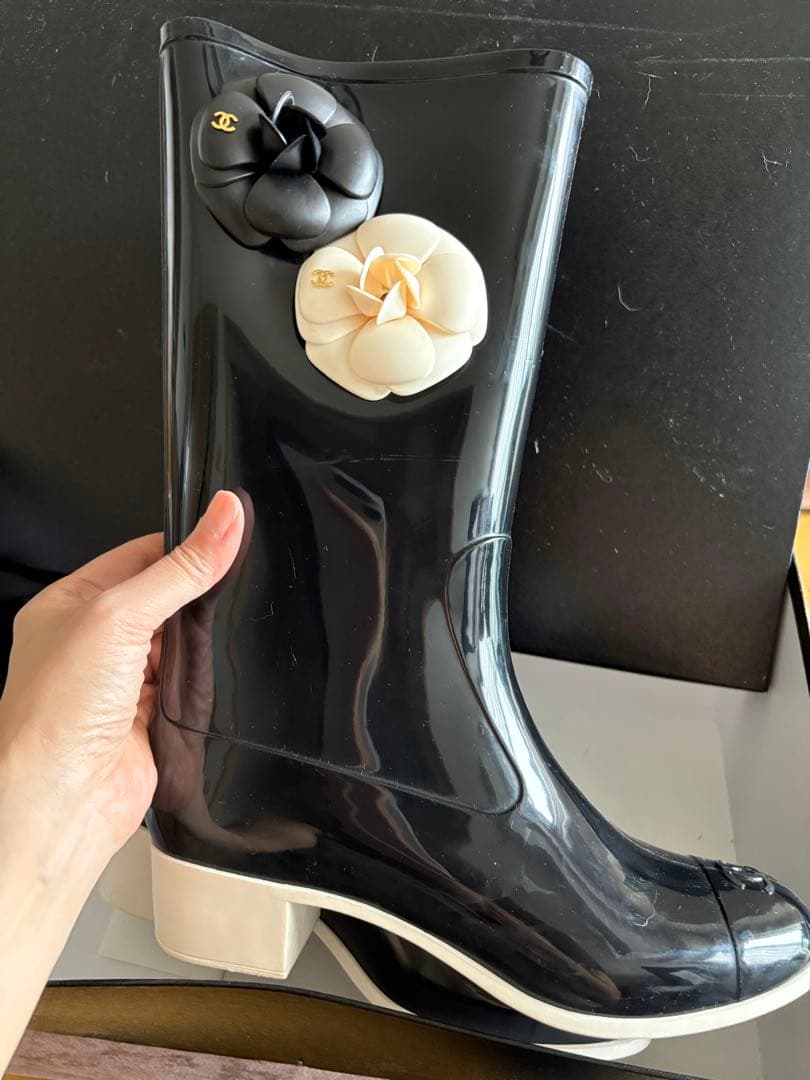 CHANELレインブーツ