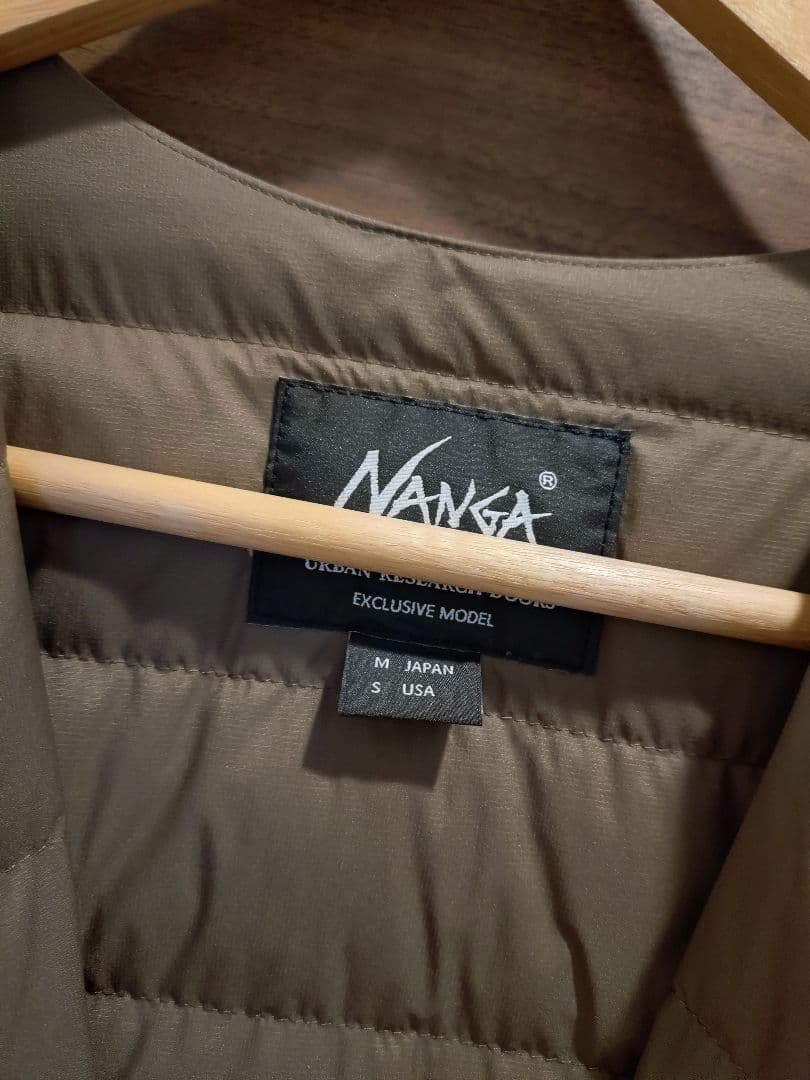 NANGA ベージュ インナーダウン