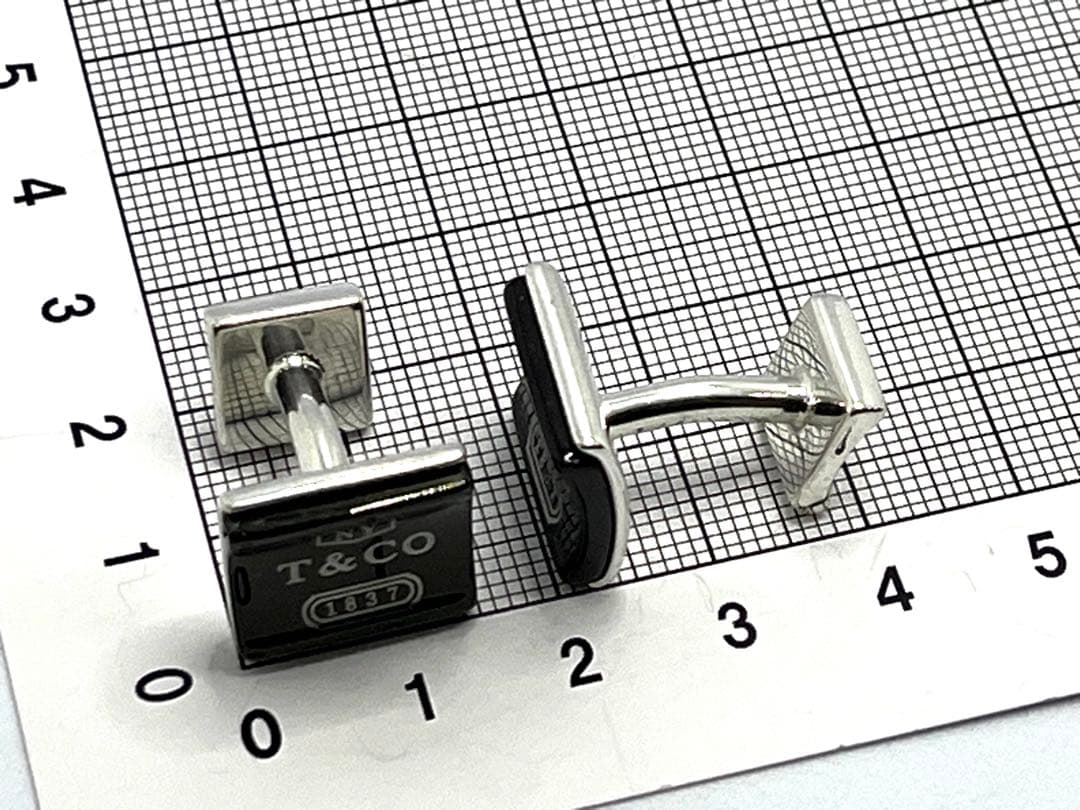 h661 美品　超希少　ティファニー　1837 カフス　カフリンクス