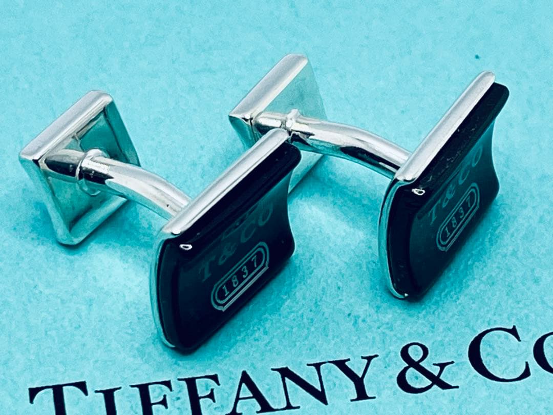 h661 美品　超希少　ティファニー　1837 カフス　カフリンクス