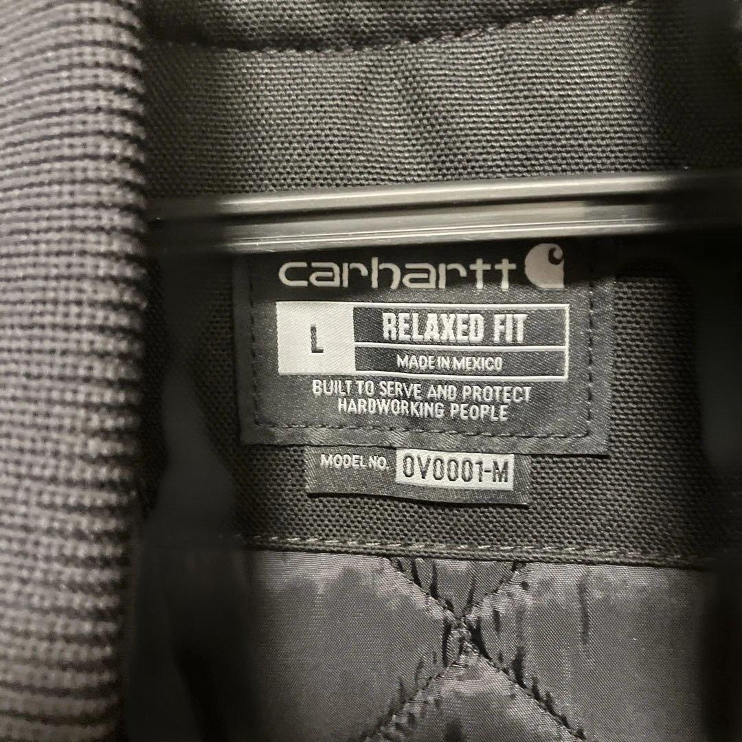 美品　Carhartt V01ダックベストLと Ashland Capのセット