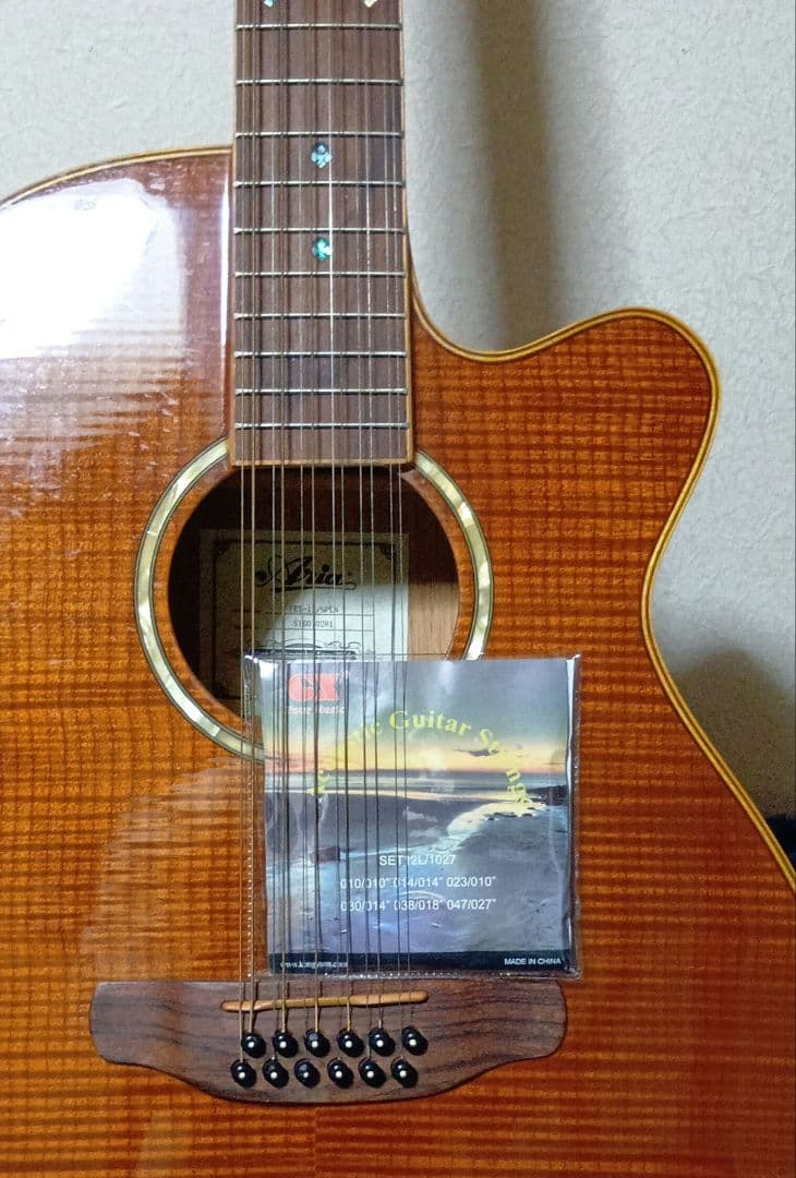 アリア12弦FET−12SPLエレアコステックギター