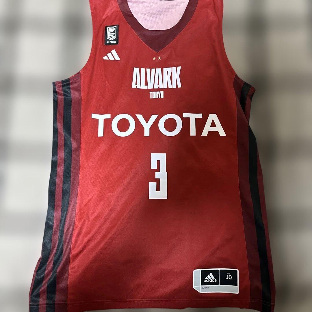 アルバルク東京 ユニフォーム #3 TOEWS アディダス JOサイズ Bリーグ