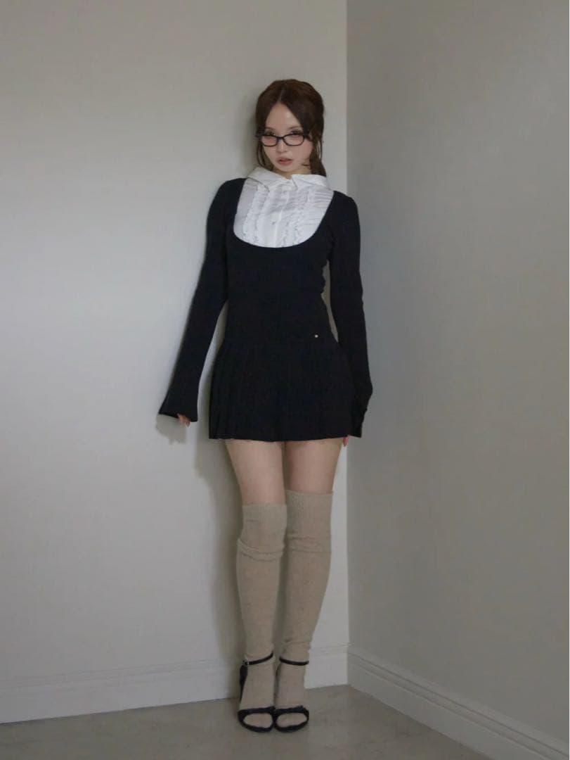 アンドマリー　Lotta frill mini dress