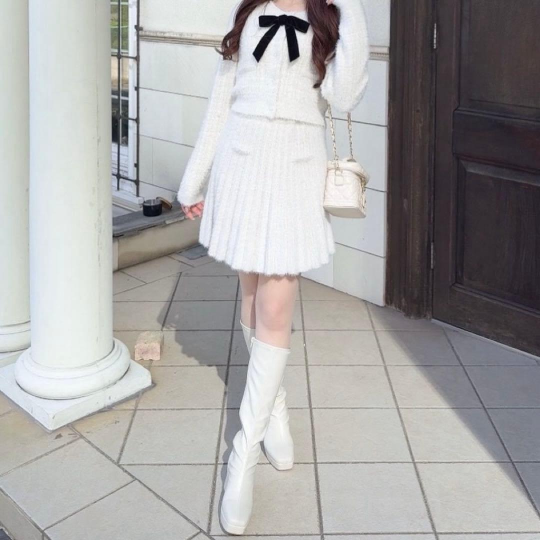 An MILLE シャギーツイードセットアップ