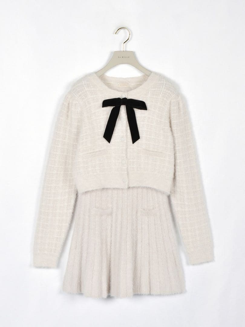 An MILLE シャギーツイードセットアップ